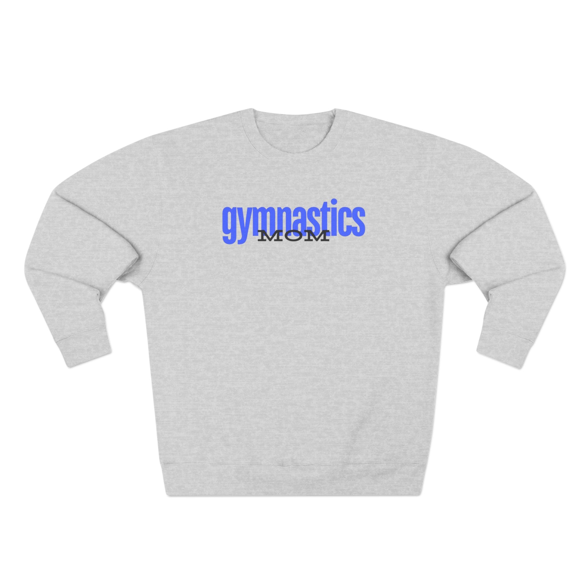 Gymnastics Mom-Blue (Adult Crewneck)