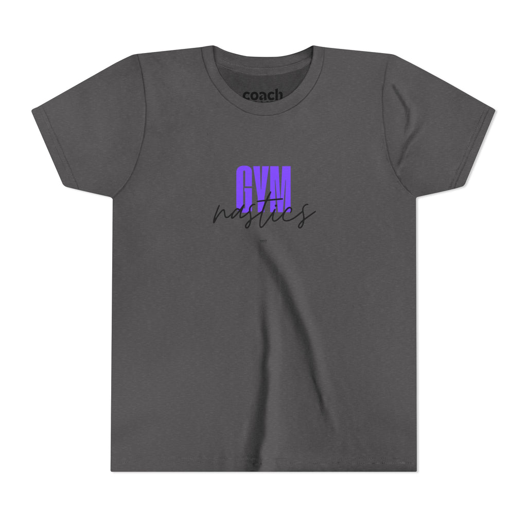 GYMnastics Short Sleeve Tee - Purple (Youth)