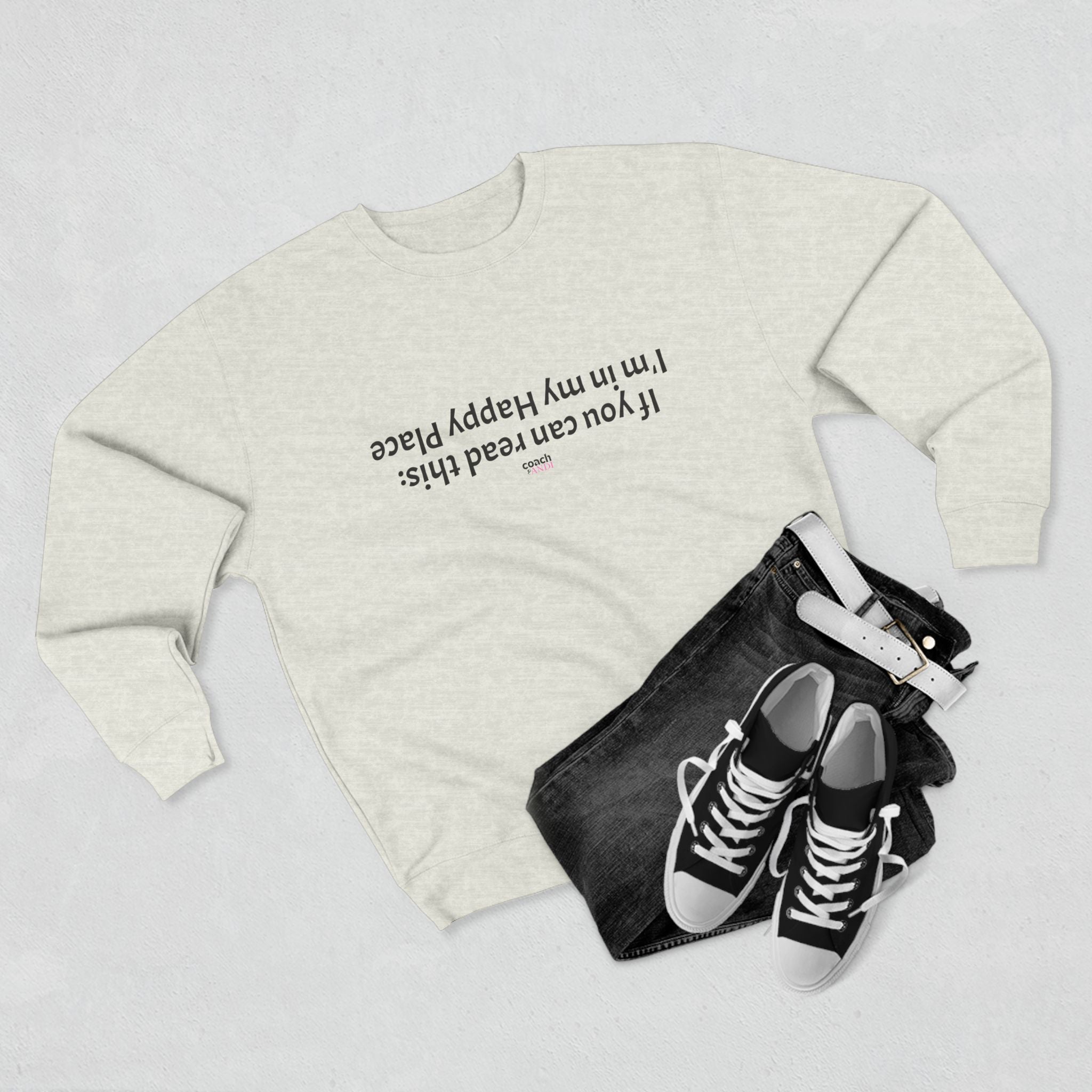 Happy Place Sweatshirt (Adult Crewneck)