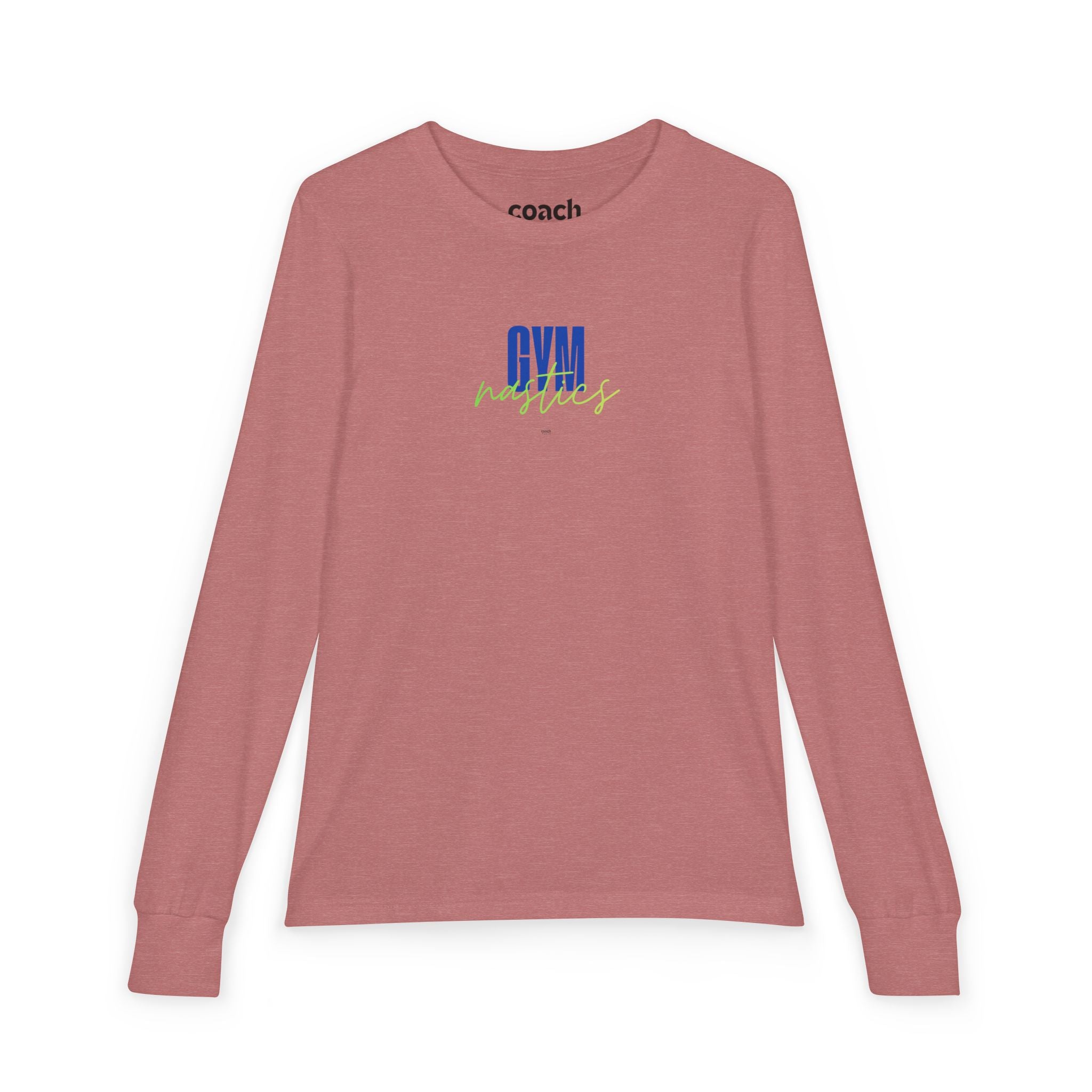 GYMnastics Long Sleeve Shirt - Blue/Lime (Youth)