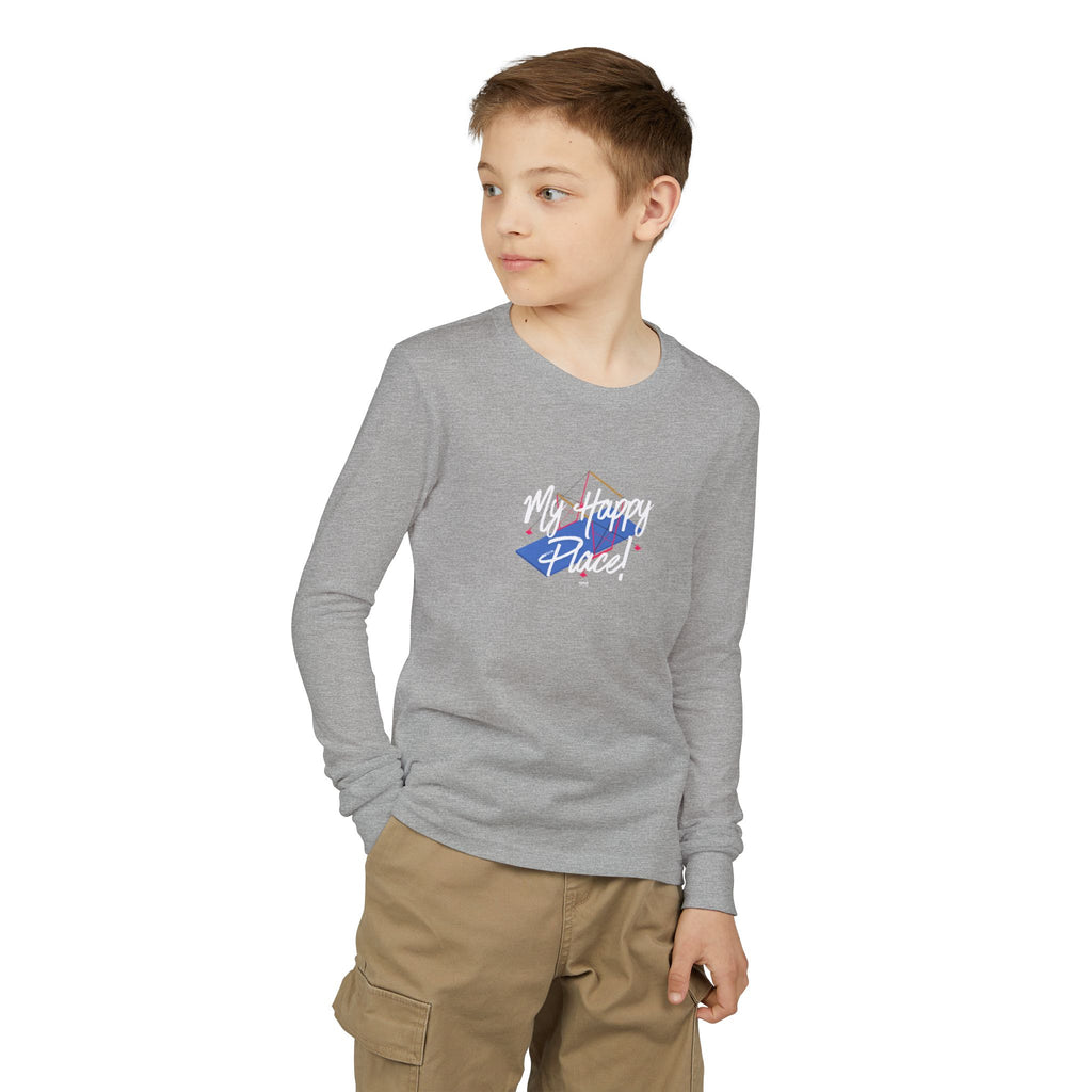 My Happy Place Bars Long Sleeve Shirt (Youth)
