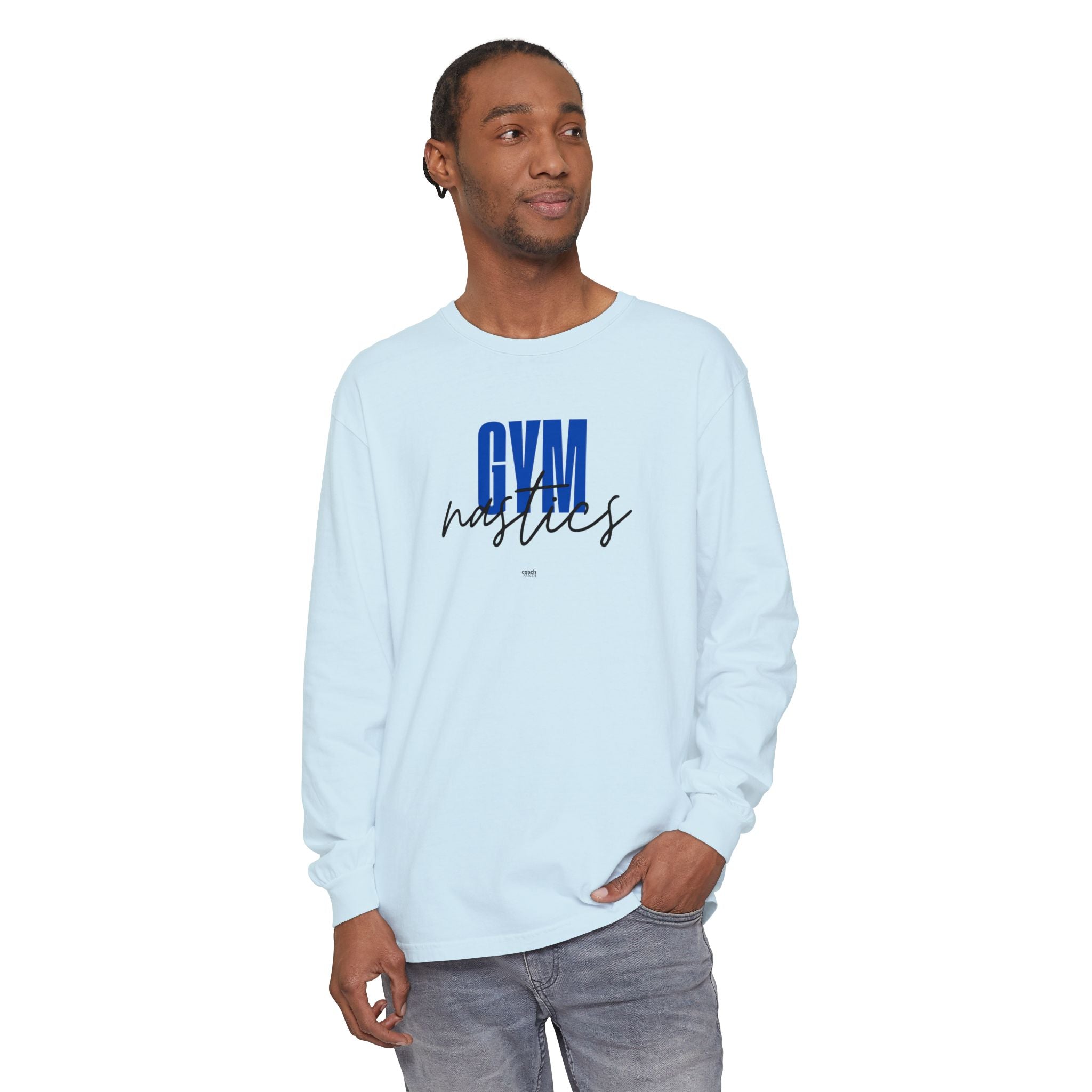 GYMnastics Long Sleeve Shirt - Blue (Adult)