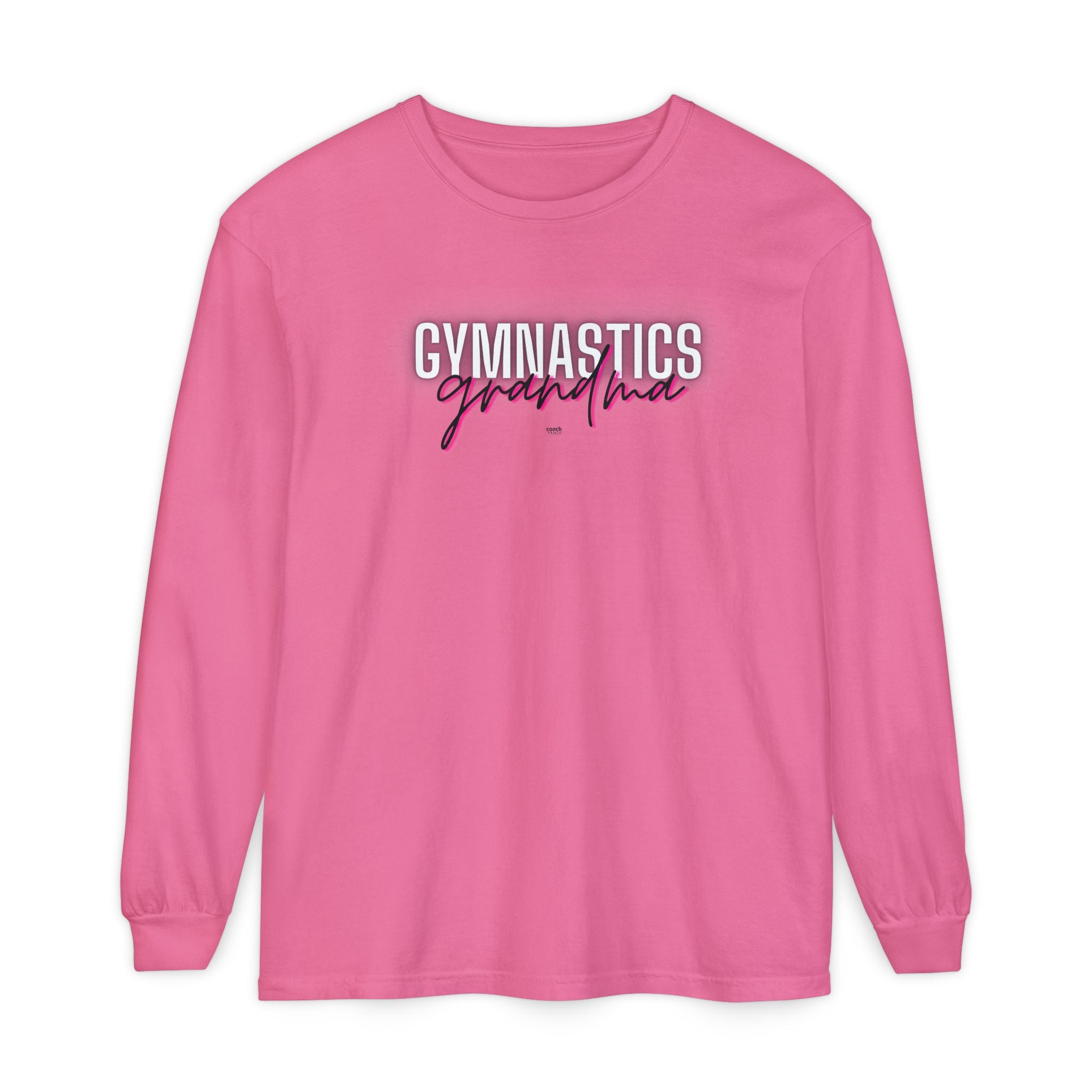 Glow Gym Gma Long Sleeve Shirt - Black/Pink (Adult)