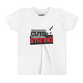 Cute & Strong Youth Short Sleeve Tee - Red/Black