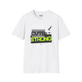 Cute & Strong Tshirt - Lime/Black (Adult)