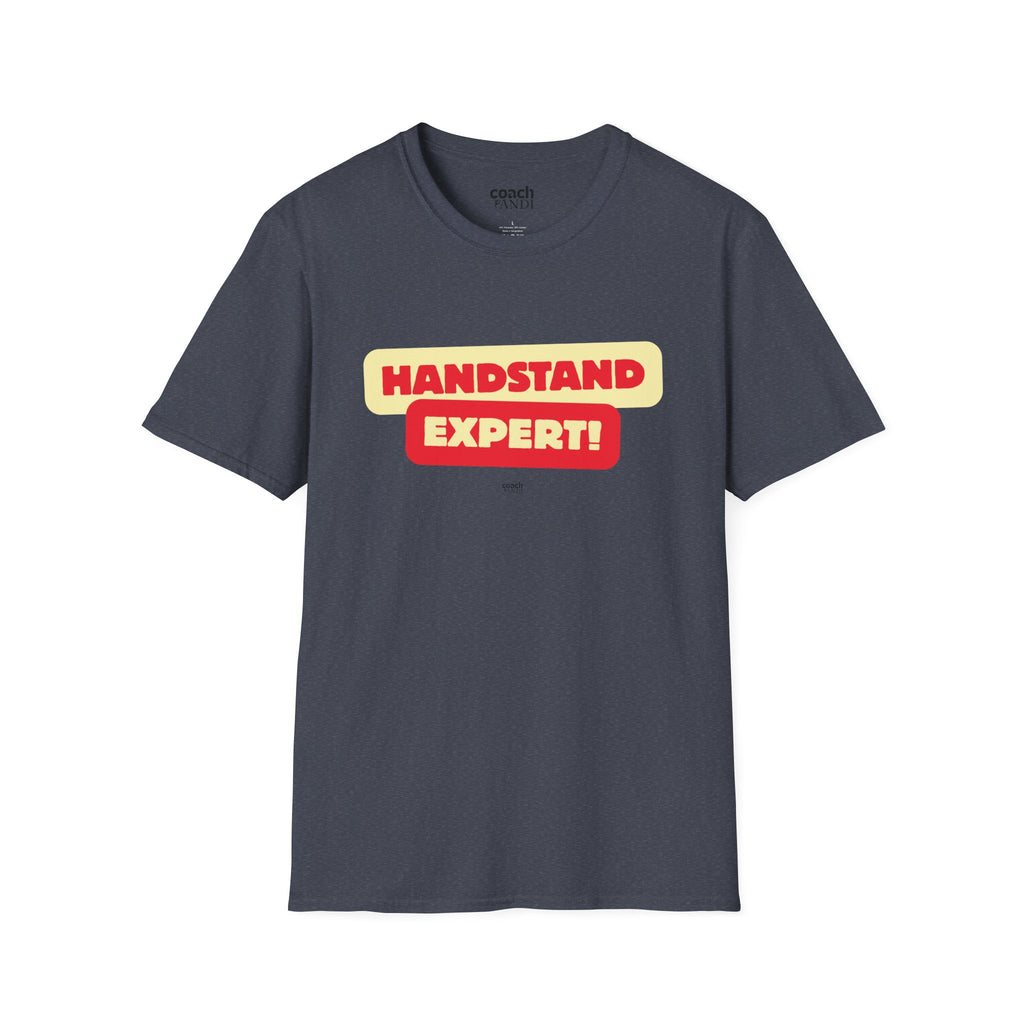 Handstand Expert Tshirt - Red/Yellow (Adult)