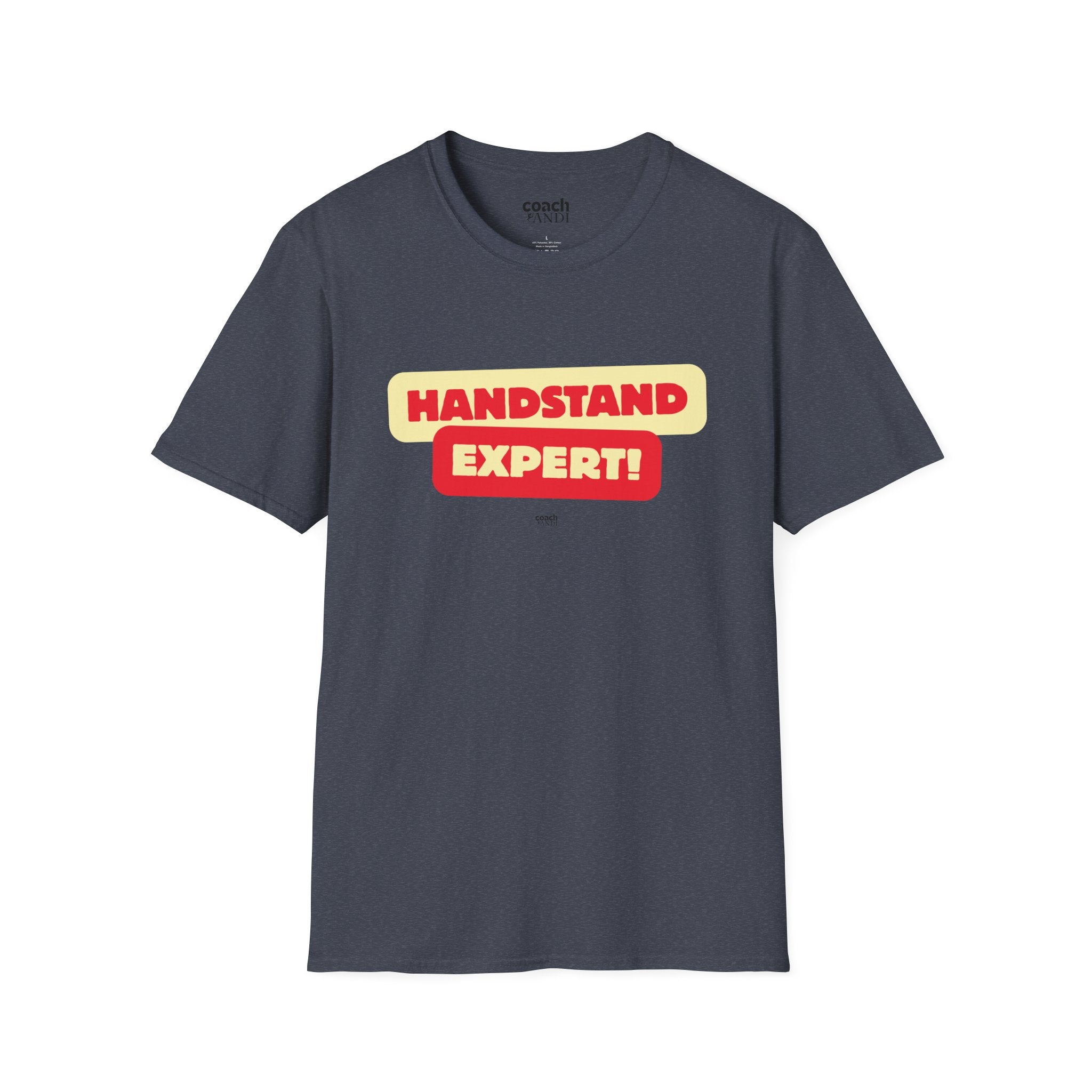 Handstand Expert Tshirt - Red/Yellow (Adult)
