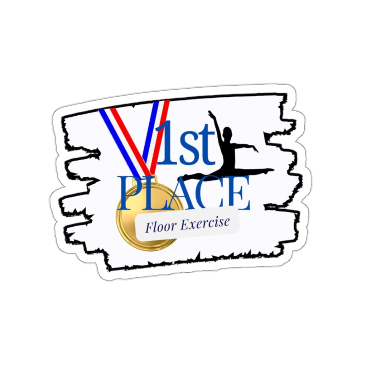 1st Place Floor (Kiss-Cut Stickers)