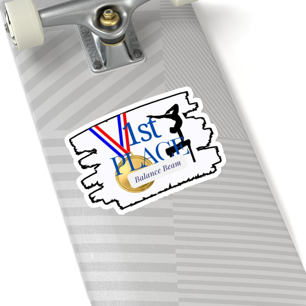 1st Place Balance Beam (Kiss-Cut Stickers)