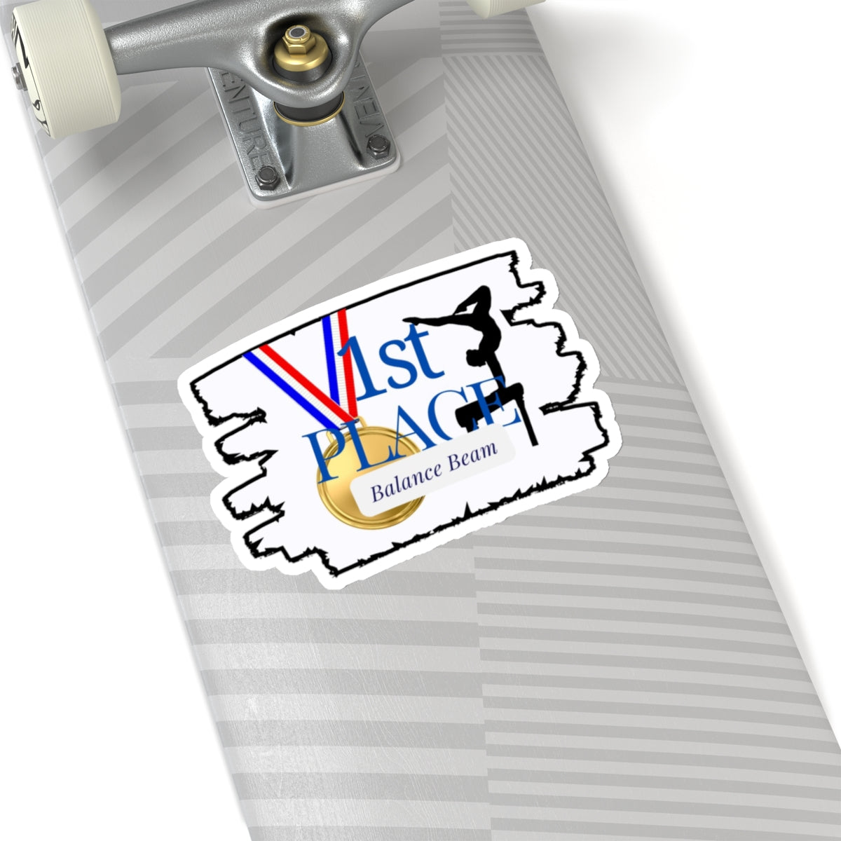 1st Place Balance Beam (Kiss-Cut Stickers)