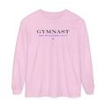 GYMNAST (Bars Beam Floor Vault) Long Sleeve Shirt - Purple (Adult)