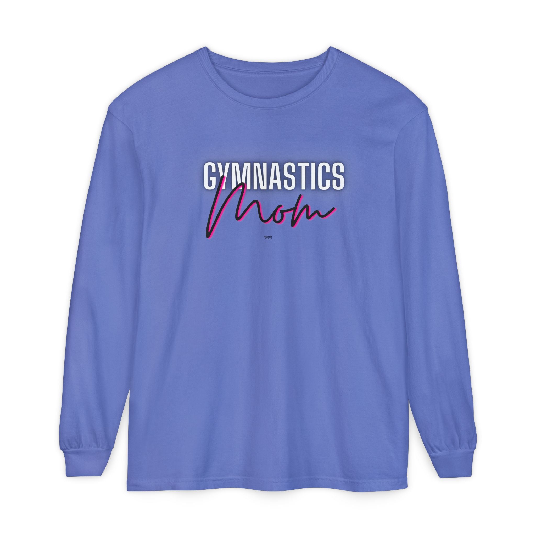 Glow Gym Mom Long Sleeve Shirt - Black/Pink (Adult)