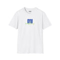 GYMnastics Tshirt - Blue/Lime (Adult)
