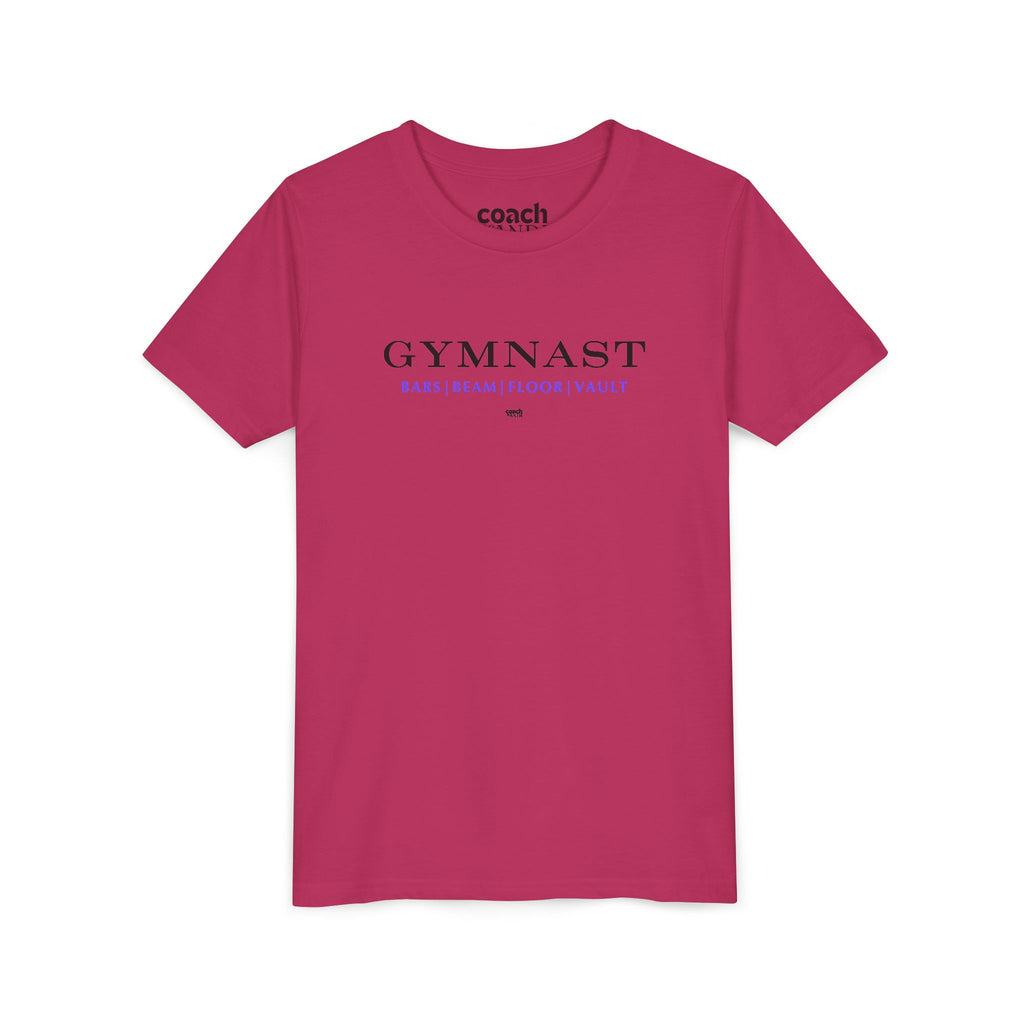 GYMNAST (Bars Beam Floor Vault) Tshirt - Purple (Youth)