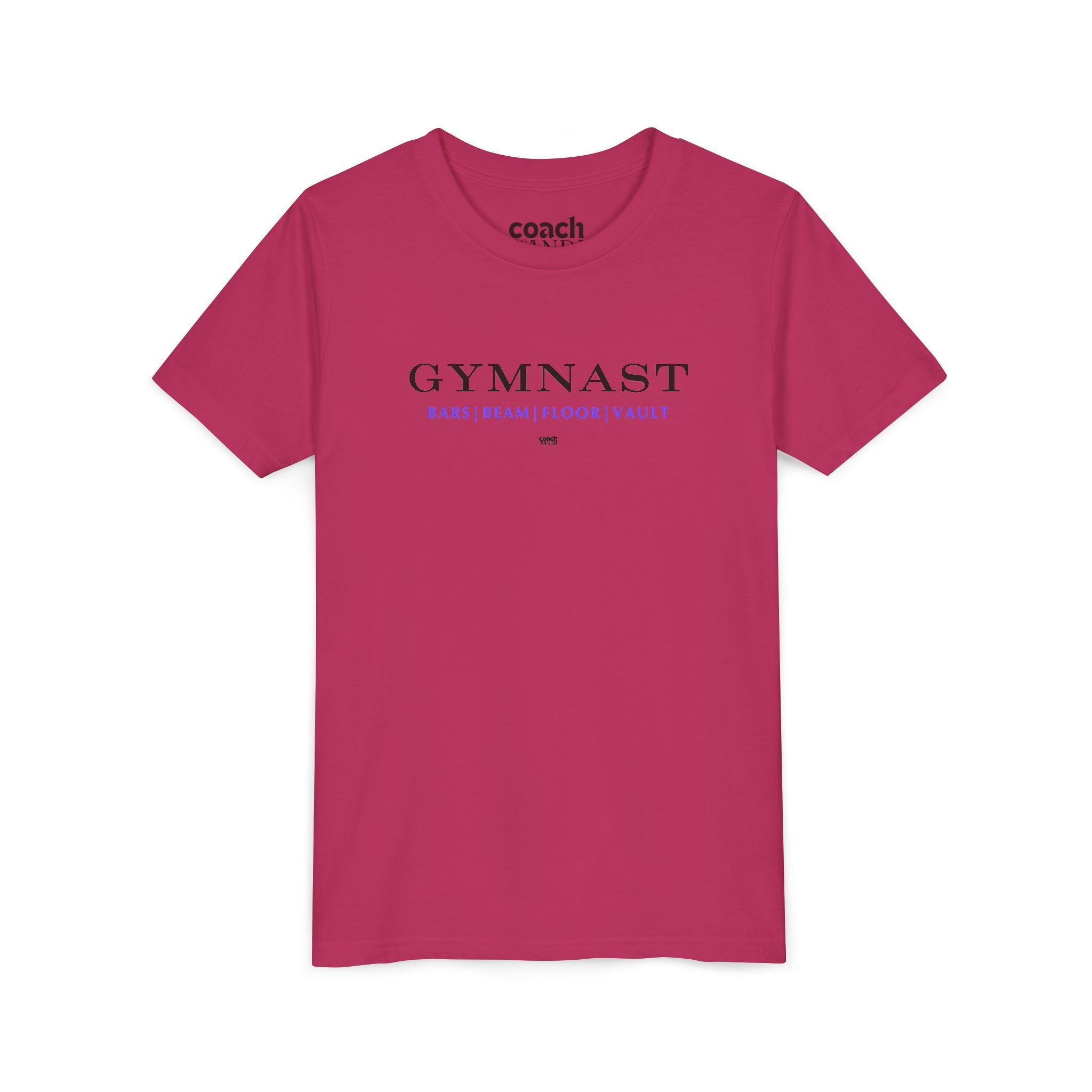 GYMNAST (Bars Beam Floor Vault) Tshirt - Purple (Youth)