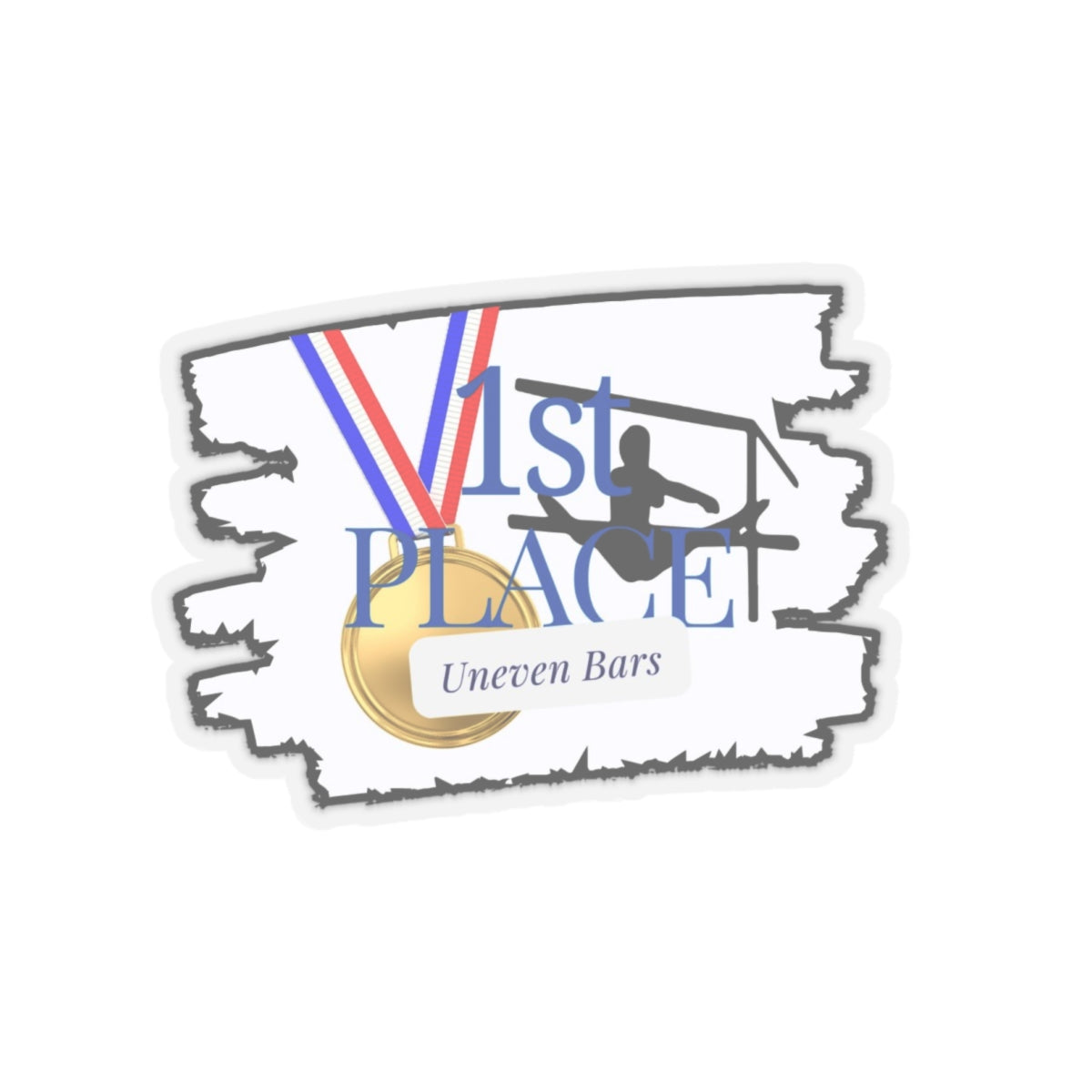 1st Place Bars (Kiss-Cut Stickers)