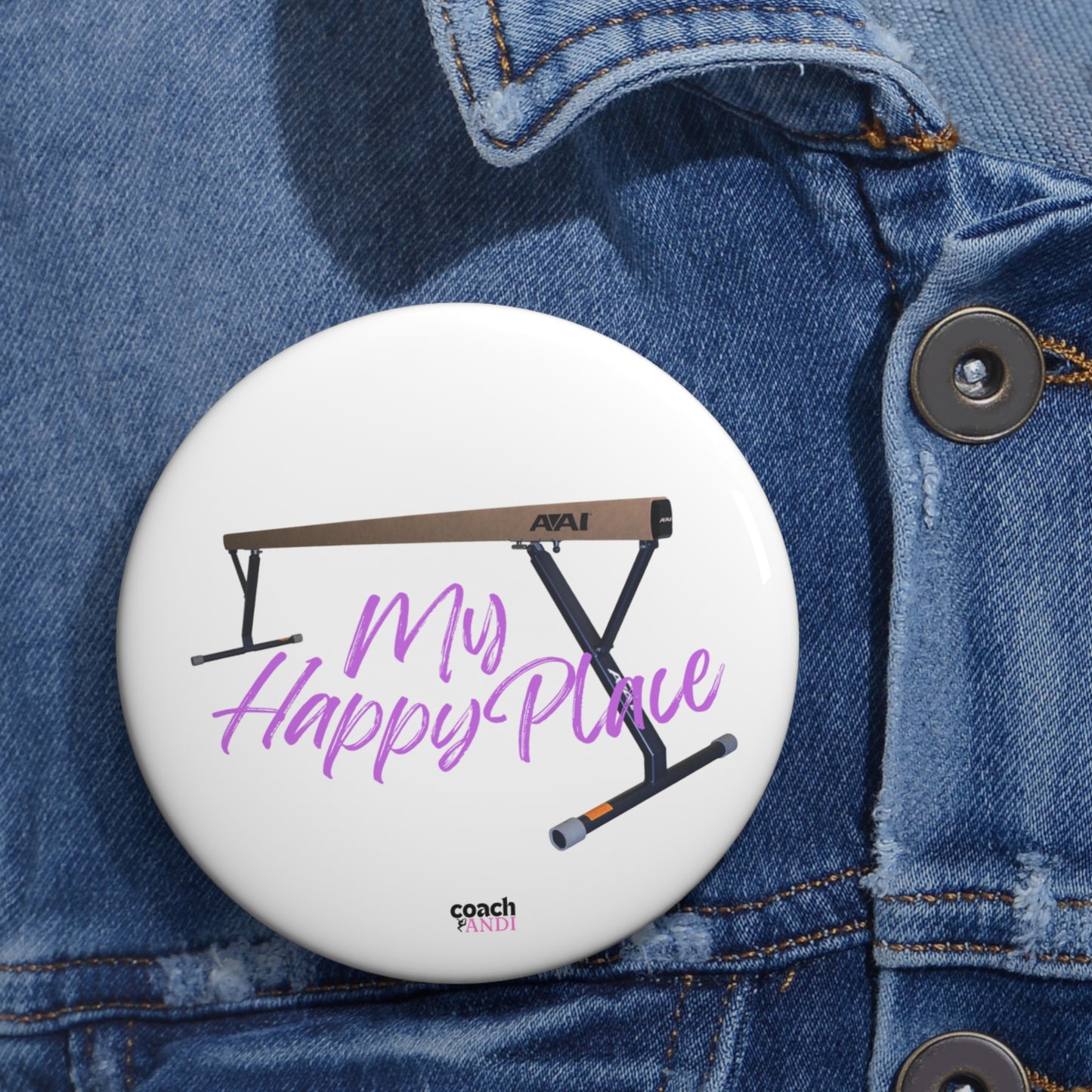 My Happy Place-Beam (Pin Buttons)