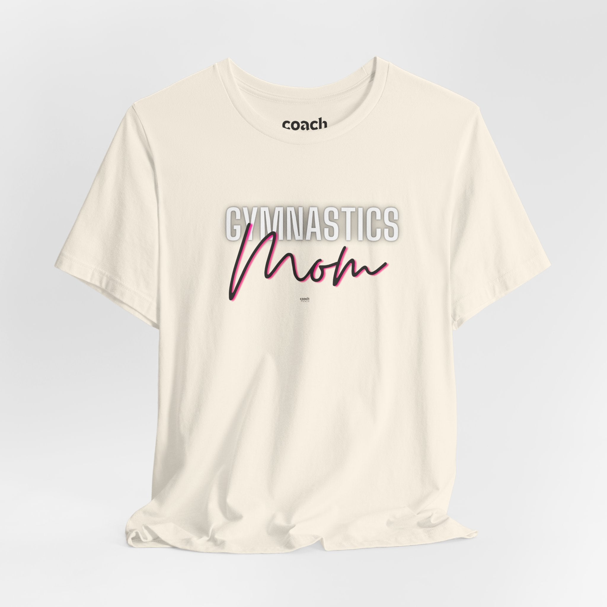 Glow Gym Mom Tshirt - Black/Pink (Adult)