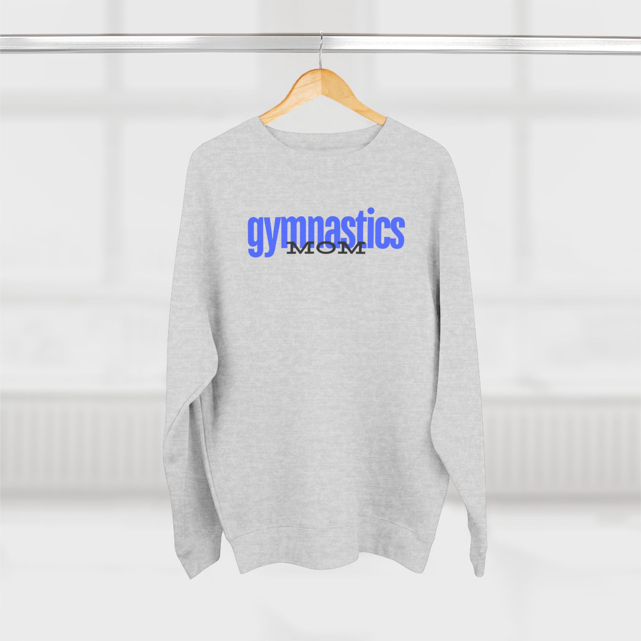 Gymnastics Mom-Blue (Adult Crewneck)