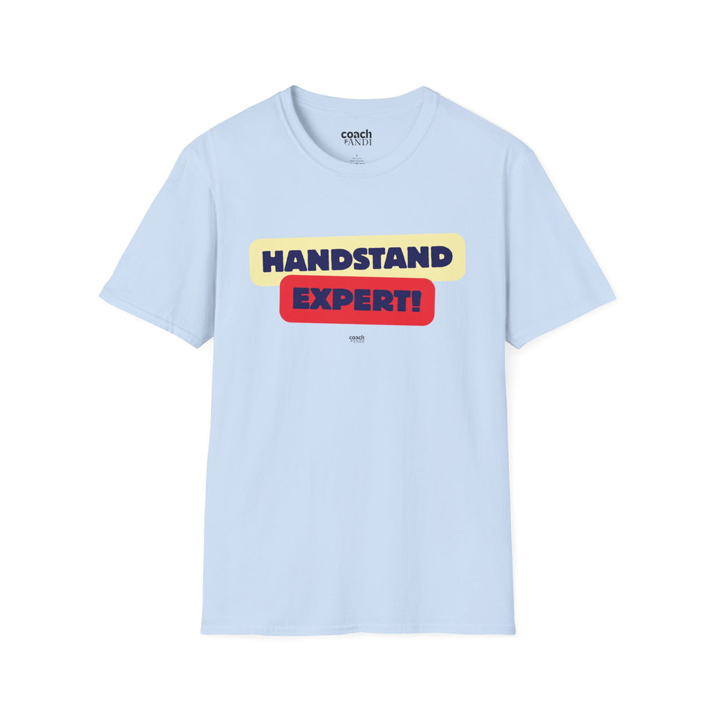 Handstand Expert Tshirt - Red/Navy (Adult)