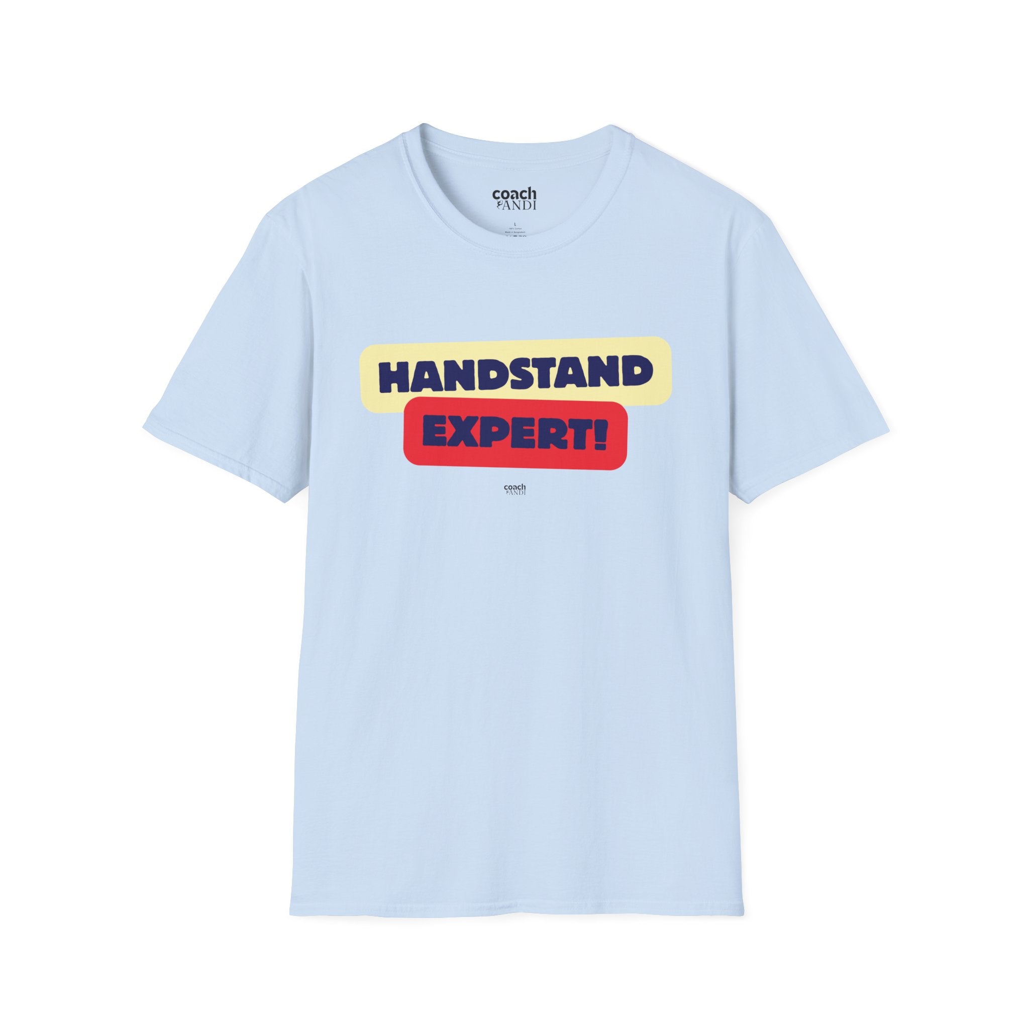 Handstand Expert Tshirt - Red/Navy (Adult)