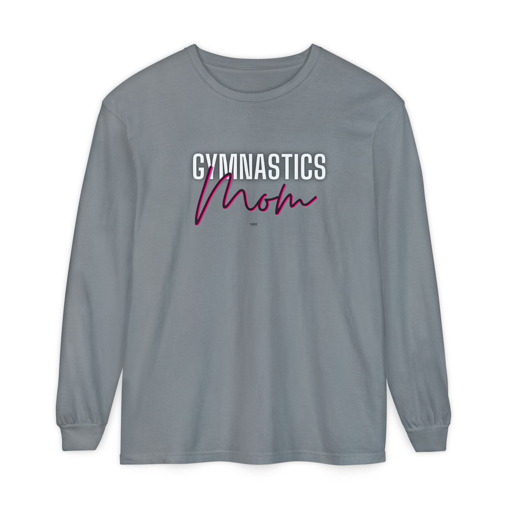 Glow Gym Mom Long Sleeve Shirt - Black/Pink (Adult)