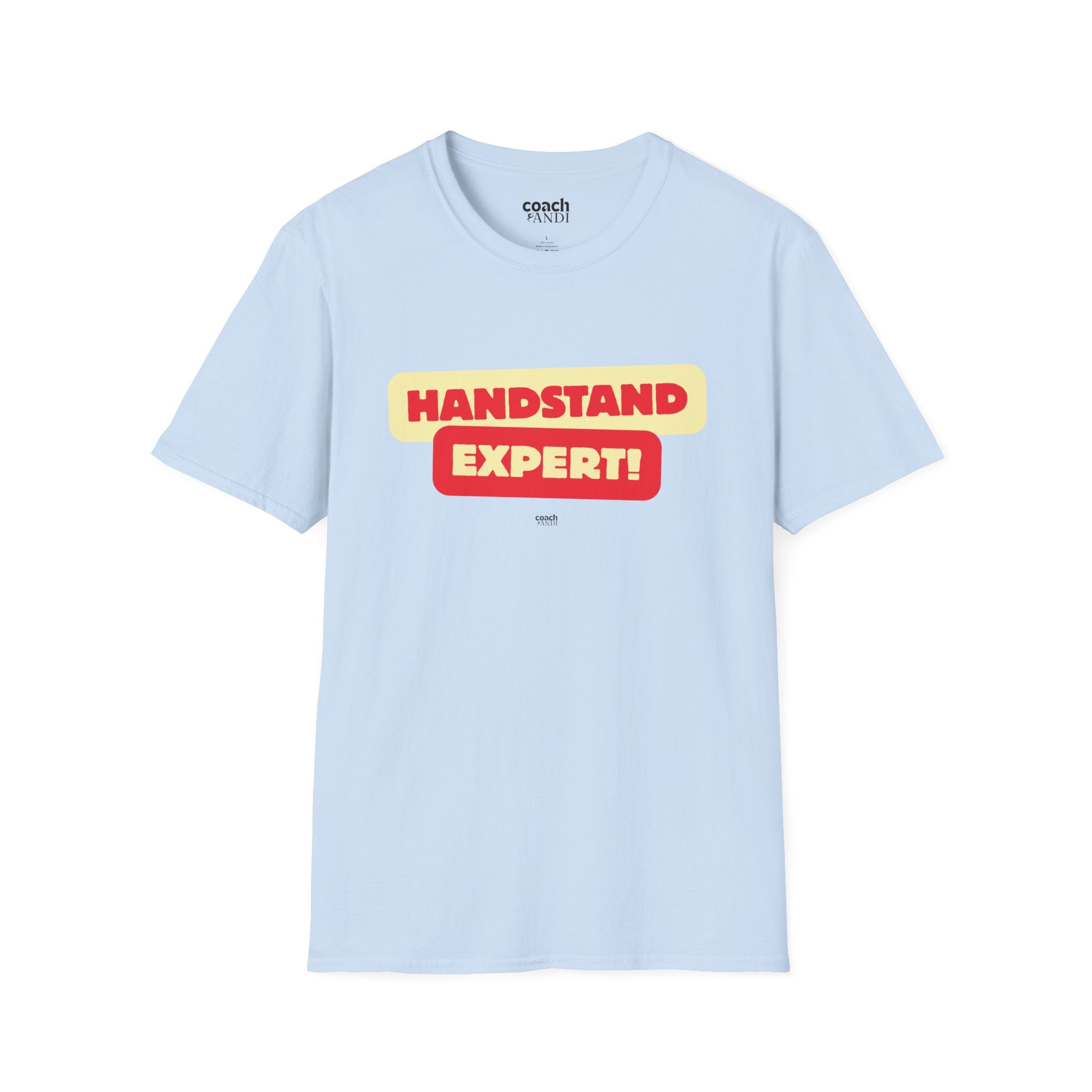 Handstand Expert Tshirt - Red/Yellow (Adult)