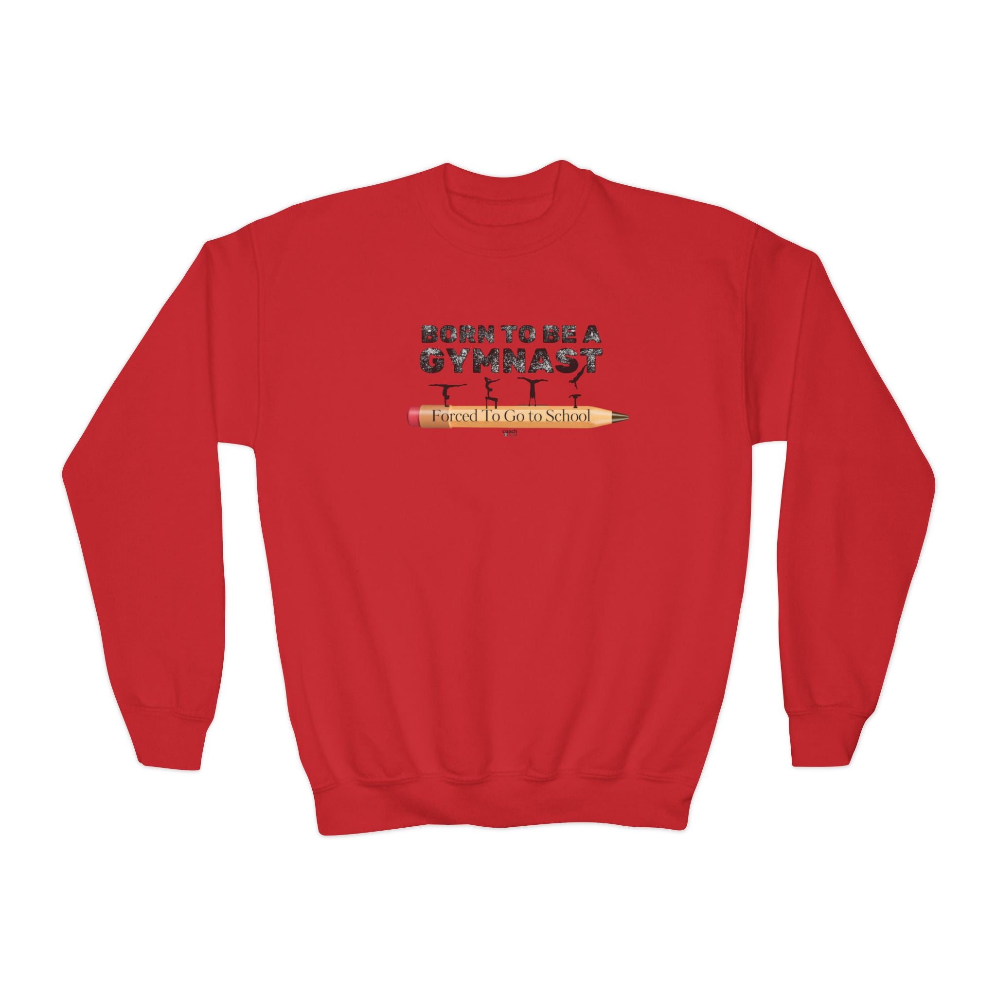 Born a Gymnast (Youth Crewneck Sweatshirt)