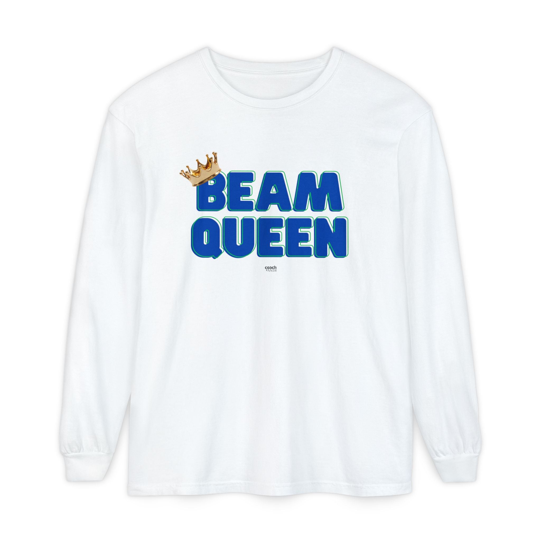 Beam Queen - Blue/Green (Adult Long Sleeve Shirt)