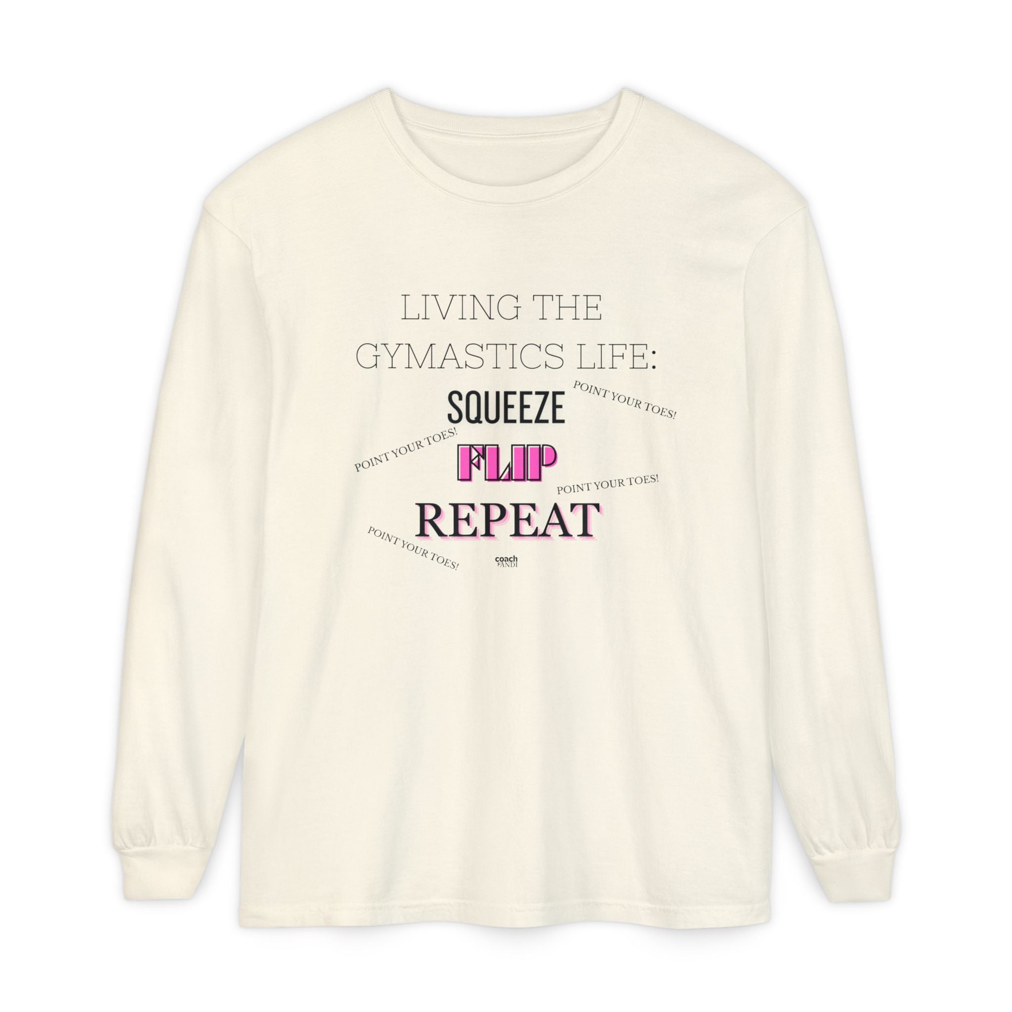 Squeeze Flip Repeat -Pink (Adult Longsleeve Shirt)