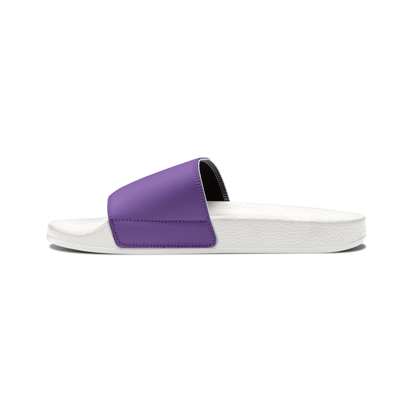 Peace, Love, Gymnastics- Purple (Youth Removable-Strap Sandals)