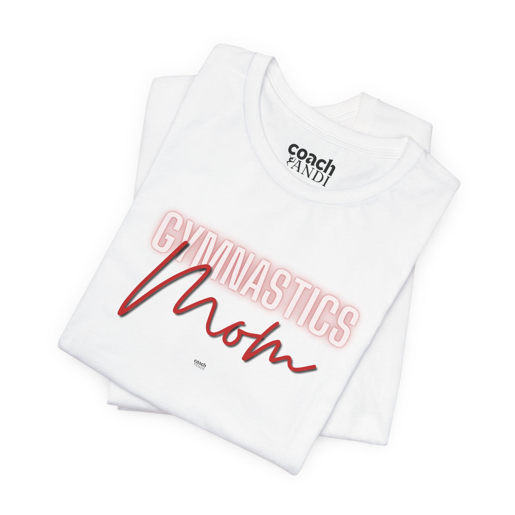 Glow Gym Mom Tshirt - Red (Adult)