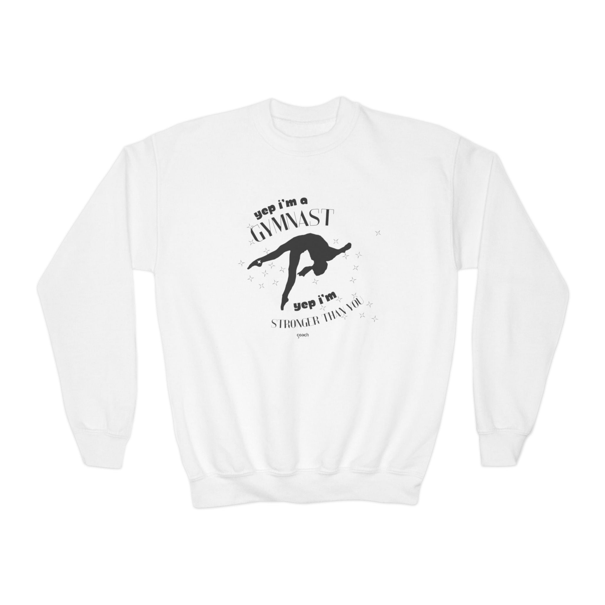 Yep, I'm Stronger Than You (Youth Crewneck Sweatshirt)