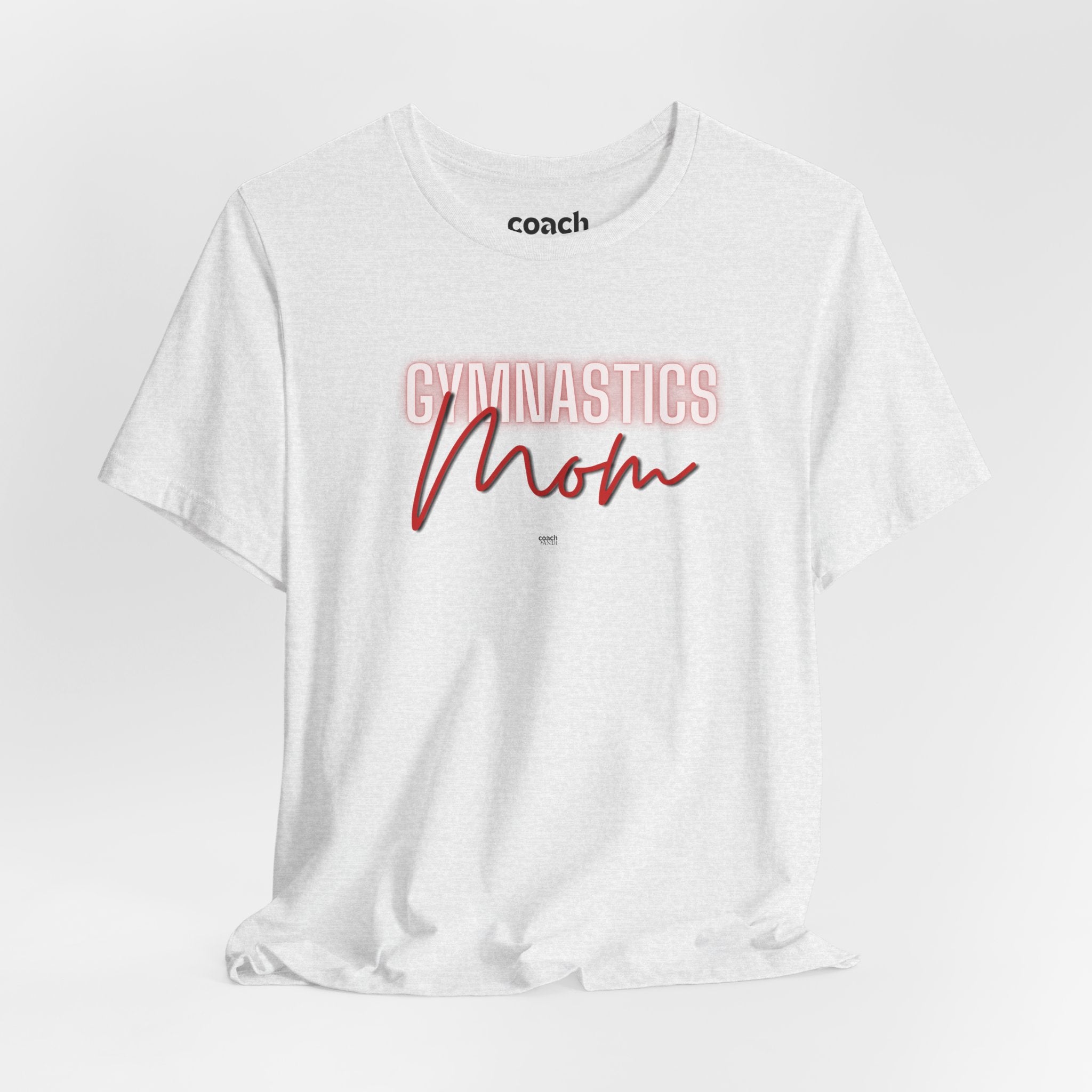 Glow Gym Mom Tshirt - Red (Adult)