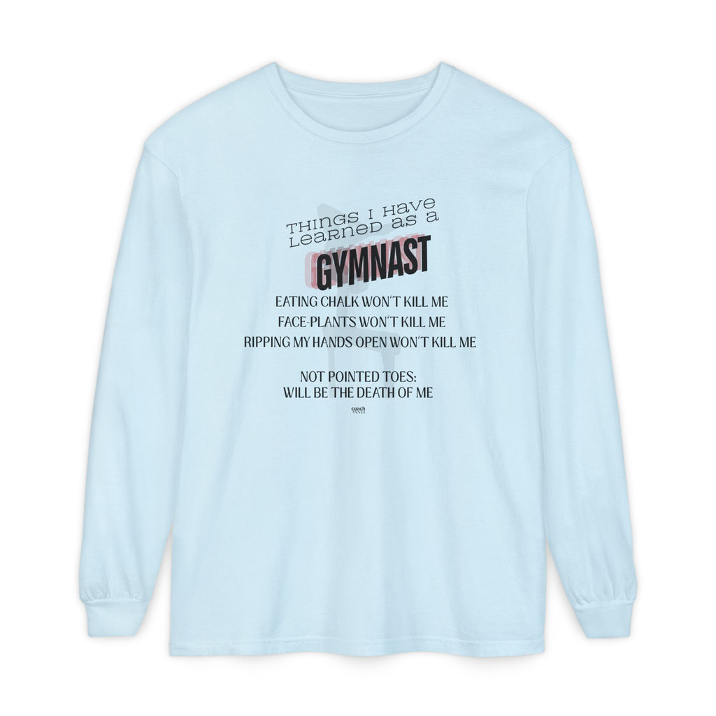 Things I Learned as a Gymnast Long Sleeve Shirt - Red (Adult)