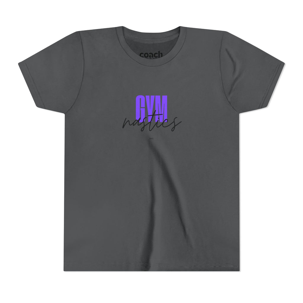 GYMnastics Short Sleeve Tee - Purple (Youth)