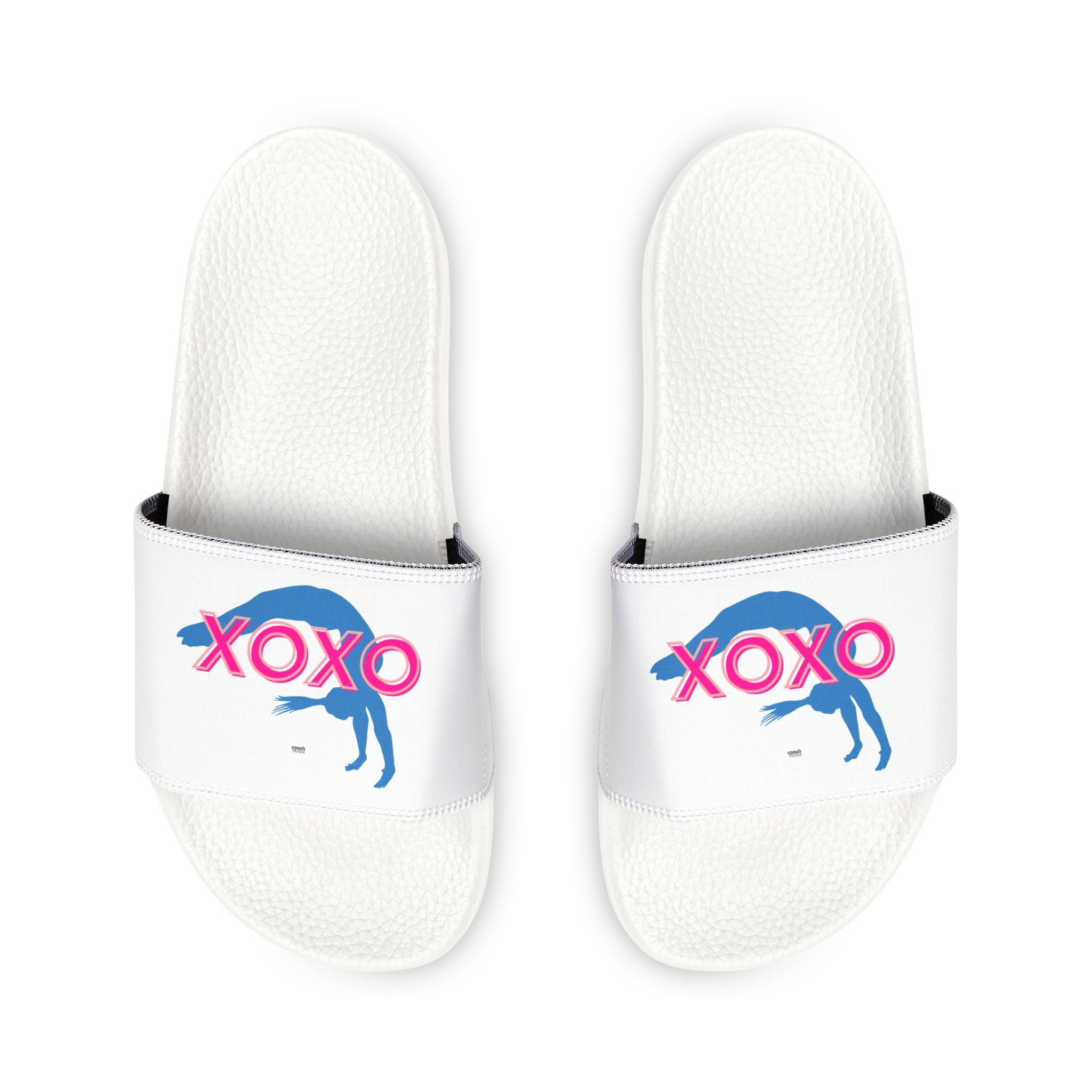 Youth Slides XOXO BHS Graphic Removable-Strap Sandals