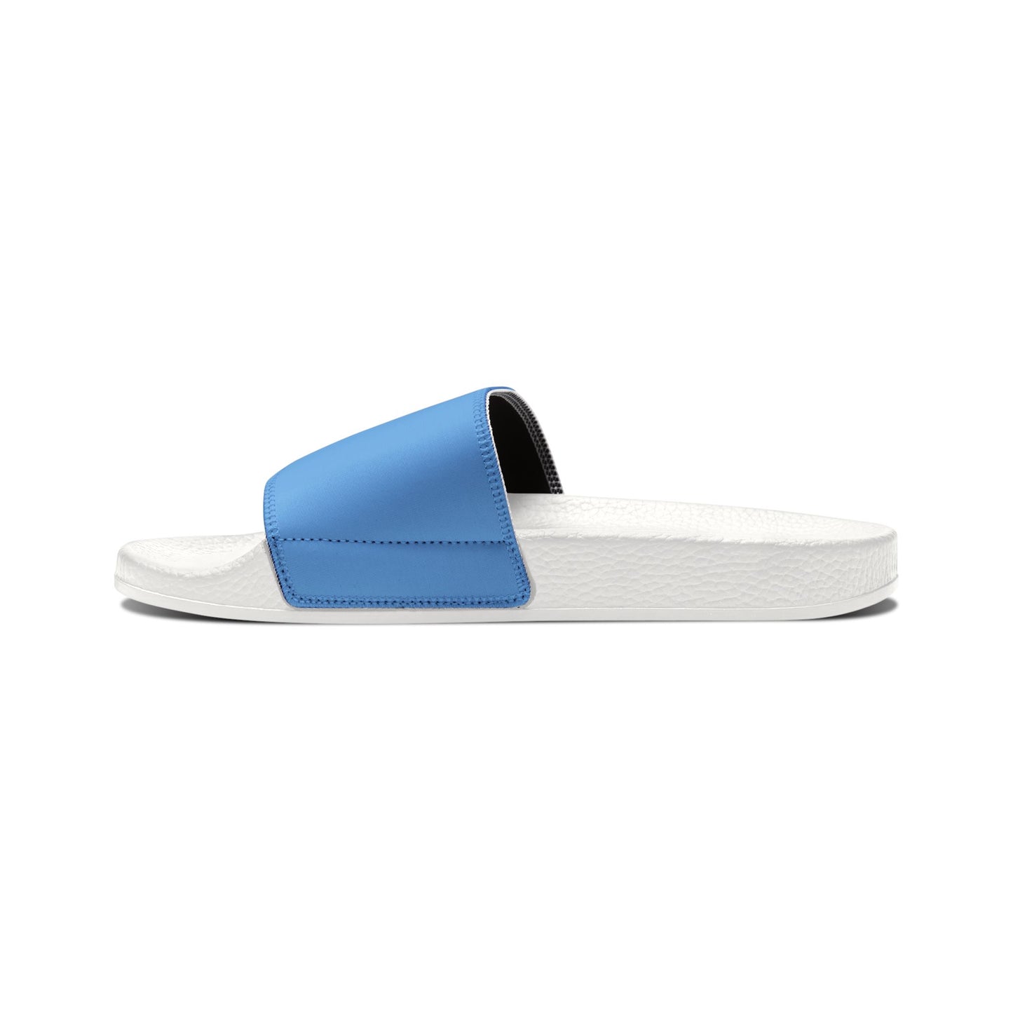 Peace, Love, Gymnastics- Lt Blue (Youth Removable-Strap Sandals)