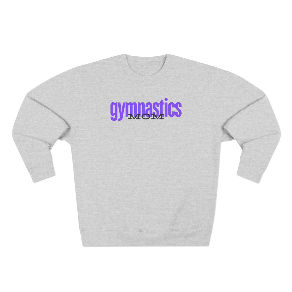Gymnastics Mom-Purple (Adult Crewneck)