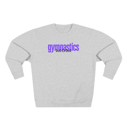 Gymnastics Mom-Purple (Adult Crewneck)