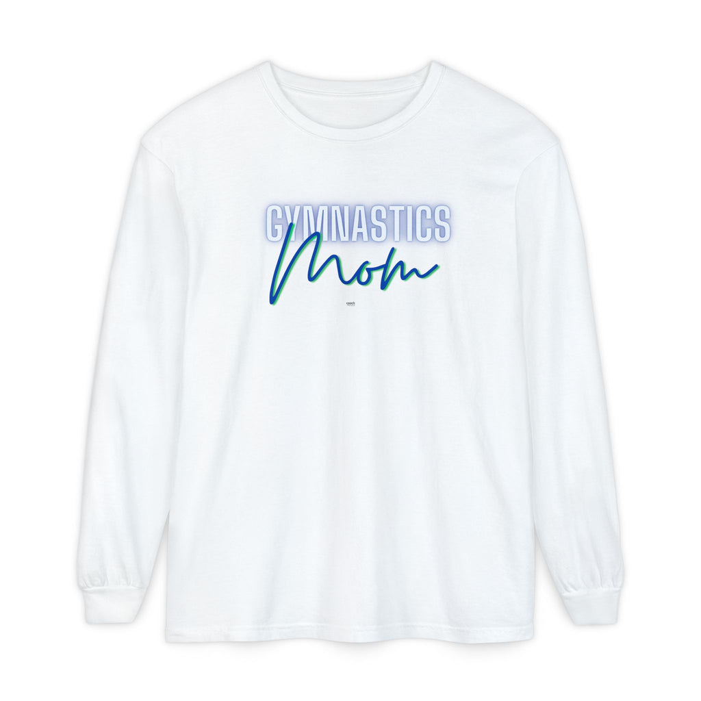 Glow Gym Mom Long Sleeve Shirt - Blue/Green (Adult)