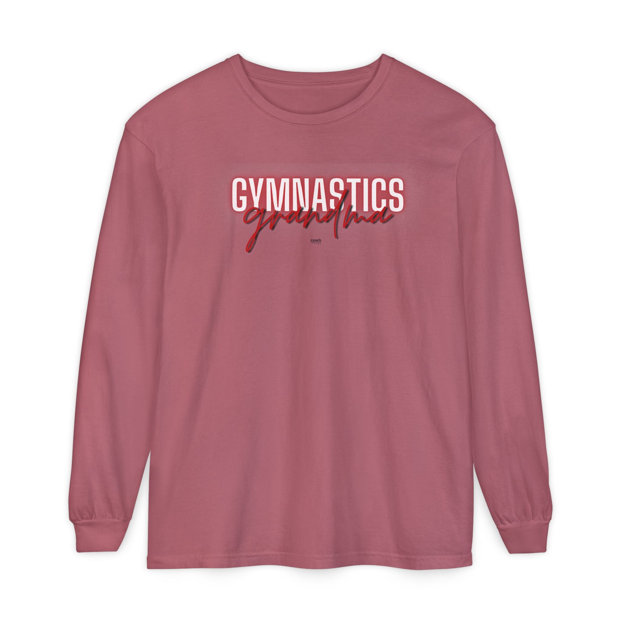 Glow Gym Gma Long Sleeve Shirt - Red (Adult)