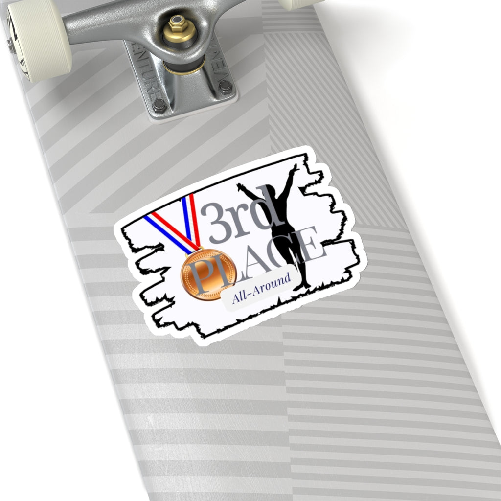 3rd Place All-Around (Kiss-Cut Stickers)