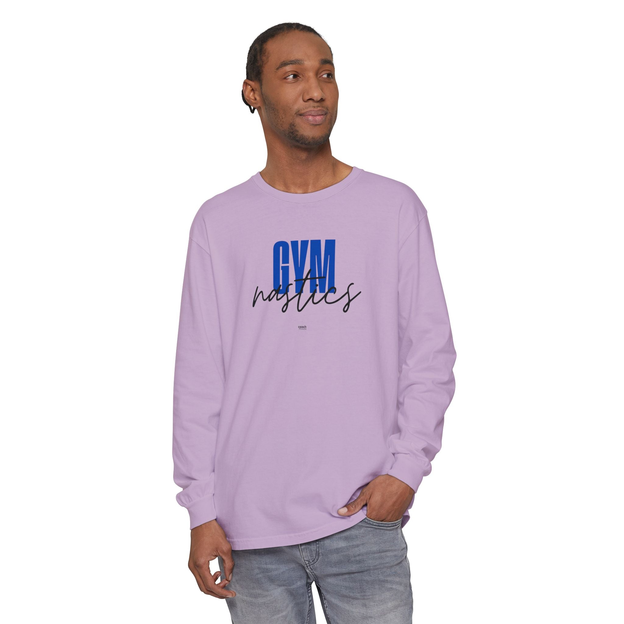 GYMnastics Long Sleeve Shirt - Blue (Adult)