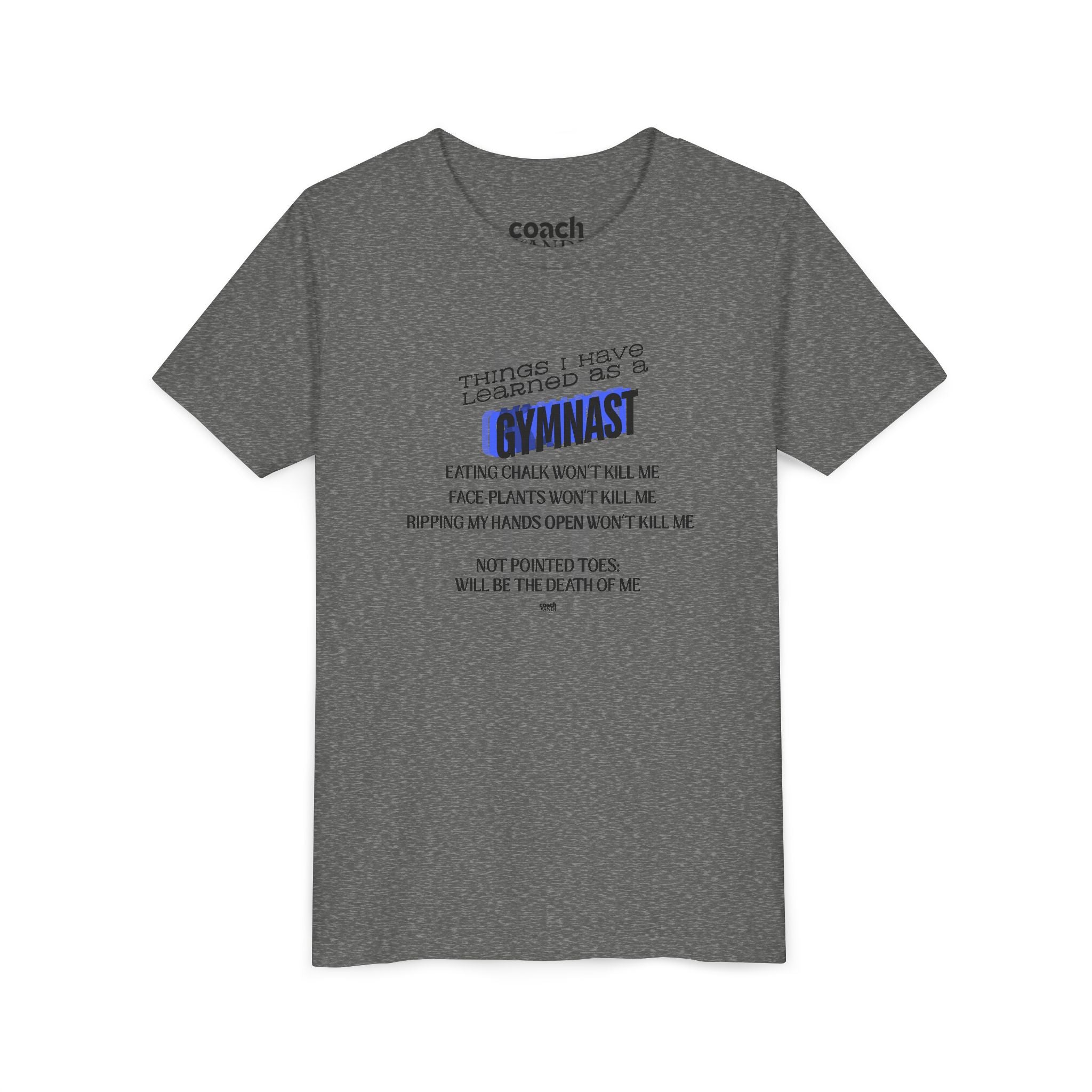 Things I Learned as a Gymnast Short Sleeve Tee - Blue (Youth)