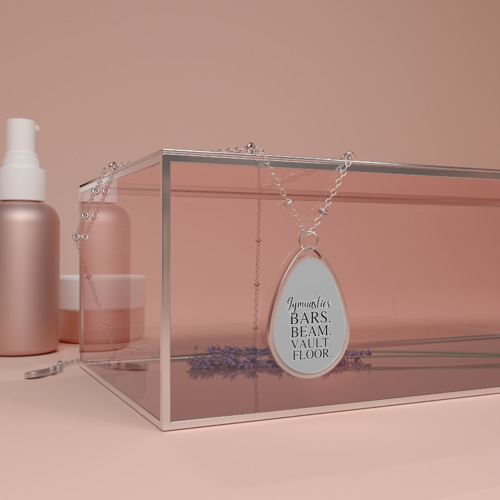 Gymnastics (4 Events) Oval Necklace