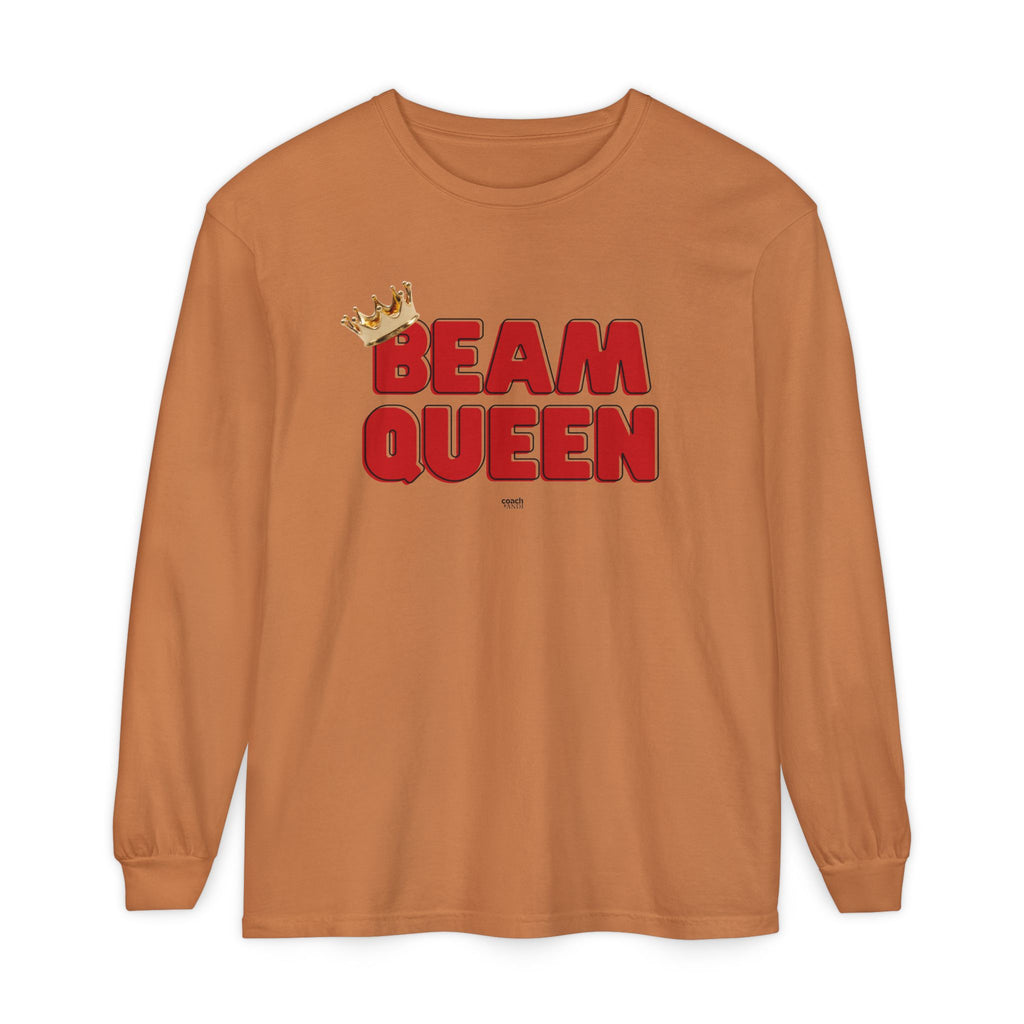 Beam Queen - Red/Black (Adult Long Sleeve Shirt)