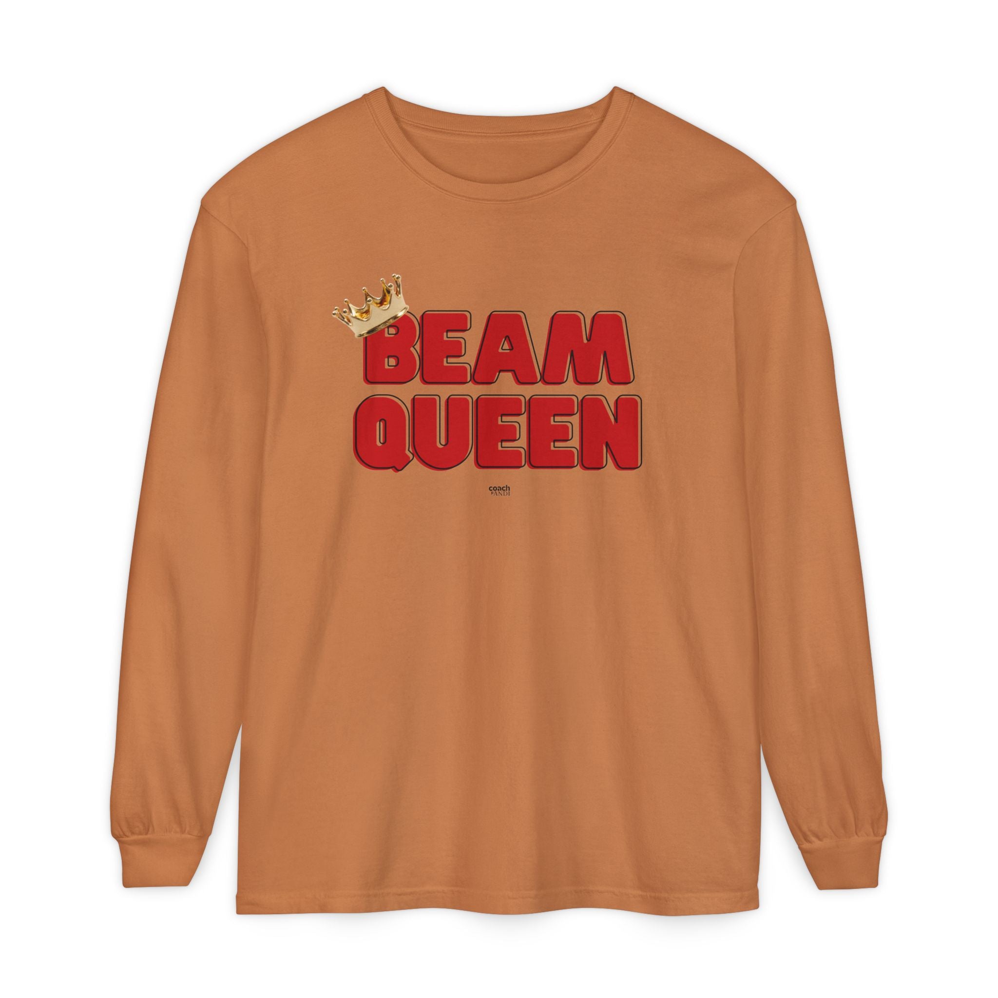 Beam Queen - Red/Black (Adult Long Sleeve Shirt)