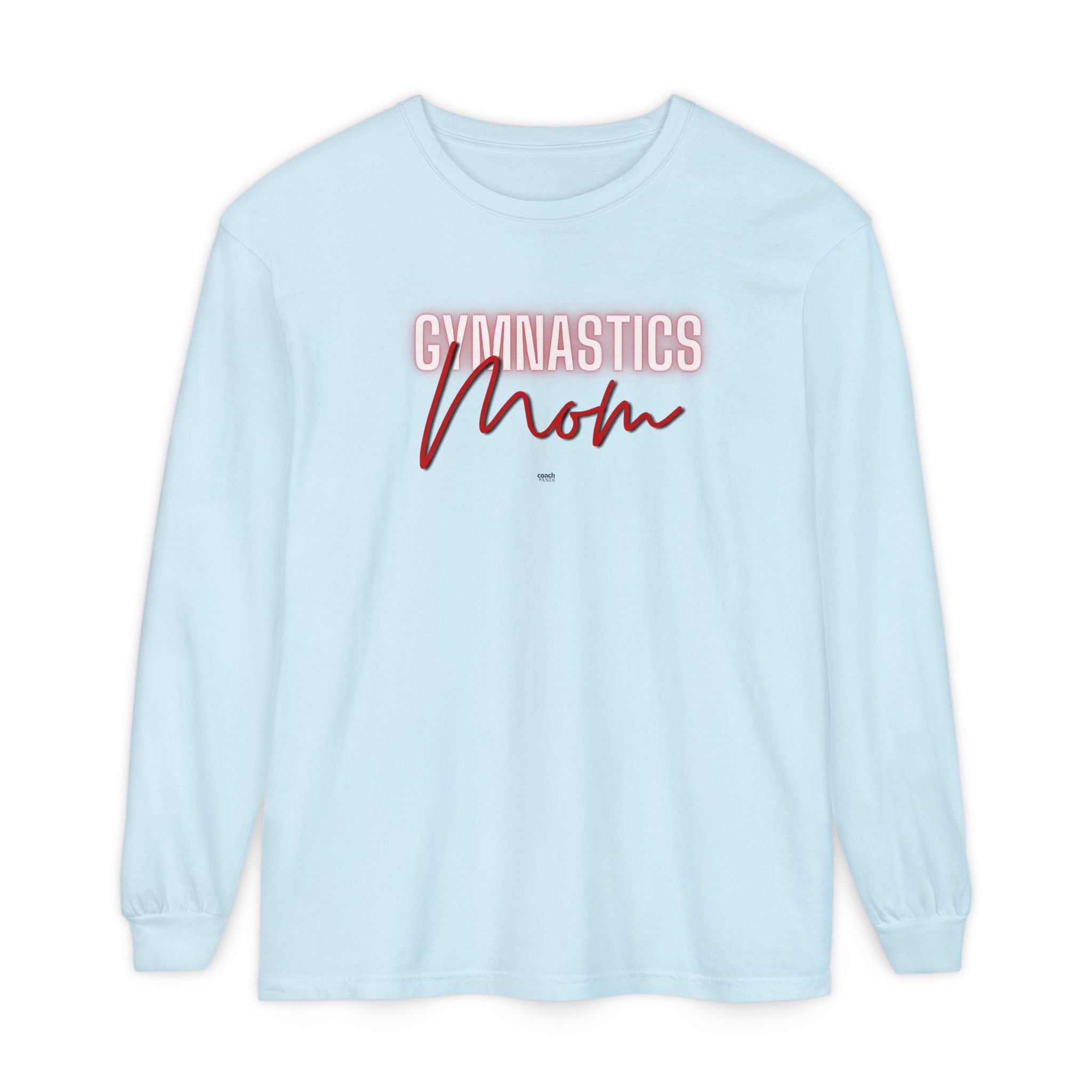 Glow Gym Mom Long Sleeve Shirt - Red (Adult)