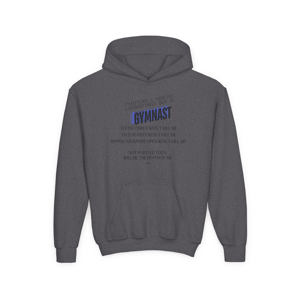 Things I Learned as a Gymnast Hoodie - Blue (Youth)